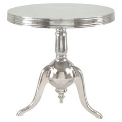 Jessie End Table in Silver