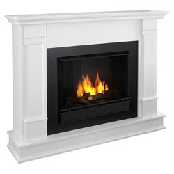 Silverton Electric Fireplace in White