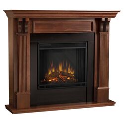 Ashley Electric Fireplace in Mahogany