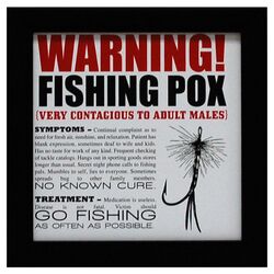 Fishing Pox Framed Art