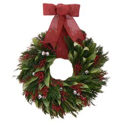 Hanging Jingle Ball Wreath