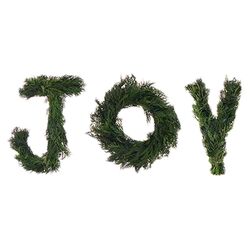 Joy Cedar Sign Wreath