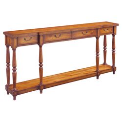 Console Table in Medium Brown