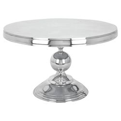 Aspire Aluminum Coffee Table in Polished Silver