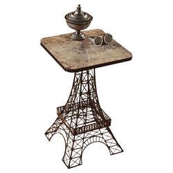 Tour Eiffel Sculptural Side Table in Grey