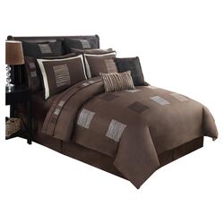 Baliresort 8 Piece Comforter Set in Brown