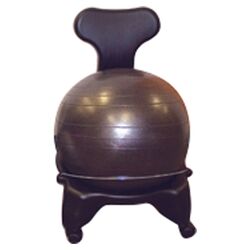 Plastic Mobile Ball Chair with Back