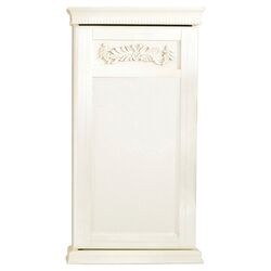 Waverly Wall Mount Jewelry Armoire in Antique White