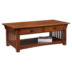 Mission Impeccable Coffee Table in Oak