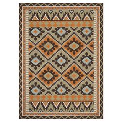 Veranda Green & Terracotta Rug