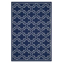 Dhurries Navy & Ivory Rug