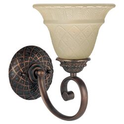 Liguria 1 Light Wall Sconce in Oil Rubbed Bronze