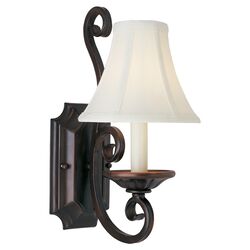 Basilicata 1 Light Wall Sconce in Oil Rubbed Bronze