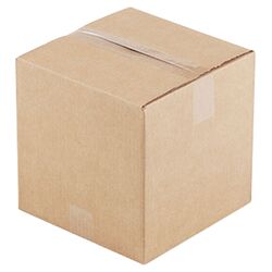 Corrugated Kraft Fixed-Depth Shipping Carton in Brown (Set of 25)