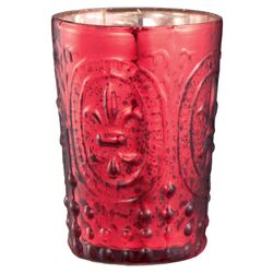 Glass Votive in Red