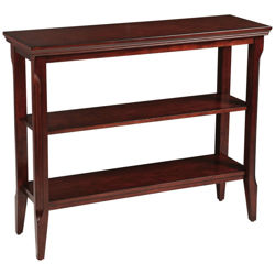 Soho Console Table in Vintage Brown