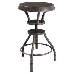 H2 Adjustable Barstool in Orange