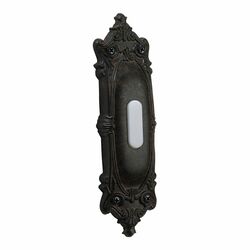 Opulent Door Chime Button in Toasted Sienna