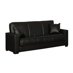 Puebla Convertible Sleeper Sofa in Black