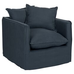 Joey Arm Chair in Blue