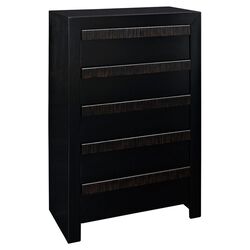 Tommy 5 Drawer Chest in Black
