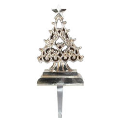 Tree Stocking Holder in Silver Tree Stocking Holder in Silver