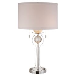 Symmetry Table Lamp in Chrome
