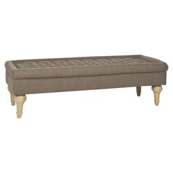 Thadius Cocktail Ottoman in Olive