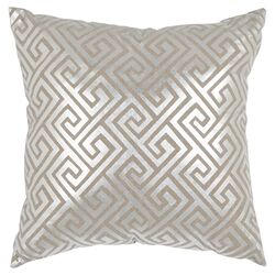 Jayden Linen Decorative Pillow in Silver (Set of 2)
