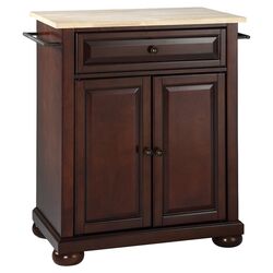 Saibai Kitchen Island in Vintage Mahogany