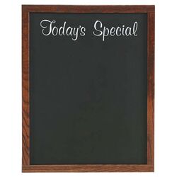 Today's Special Wall Mounted Chalkboard in Black