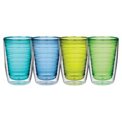 Cool Insulated Assorted Tumbler (Set of 4)