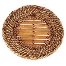 Eco-Friendly Round Charger in Natural