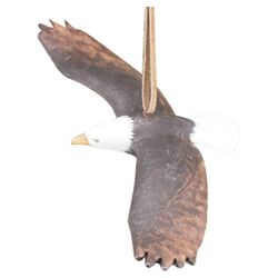 Flying Eagle Ornament in Brown