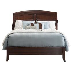 Mambo Upholstered Platform Bed in Espresso