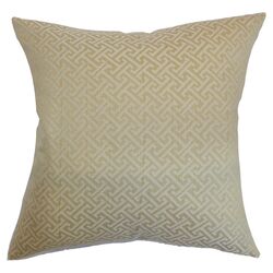 Karpathos Polyester Pillow in Tan