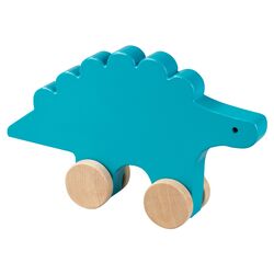 Dino Push Toy in Blue