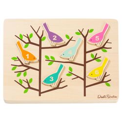 Counting Birds Wooden Puzzle