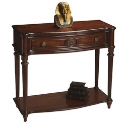 Plantation Carved Console Table in Cherry