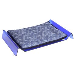 Wave Modern Pet Bed in Dark Blue