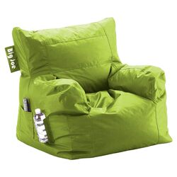 Big Joe Dorm Chair in Spicy Lime