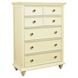 Meadowbrook 7 Drawer Chest in White