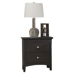 Southpark 2 Drawer Nightstand in Dark Chocolate