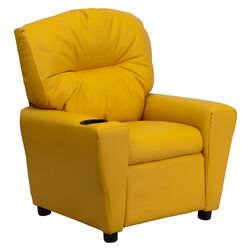 Contemporary Kid's Recliner in Yellow