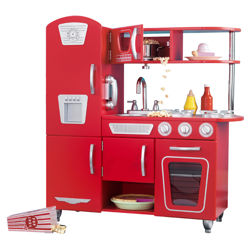 Personalized Vintage Kitchen in Red