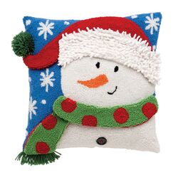 2 Piece Santa and Hal Snowman Holiday Accents Set