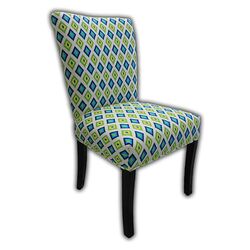 Julia Chair in Lime & Blue (Set of 2)