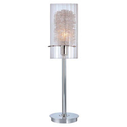 Torchiere Table Lamp in Chrome
