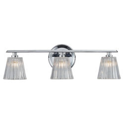 Freeport 3 Light Wall Sconce in Chrome