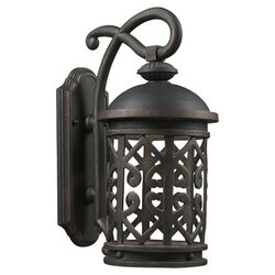 Vuelta 1 Light Outdoor Wall Lantern in Weathered Charcoal